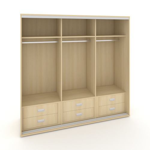 Корпус 3-х секционного шкафа низкого L=2519мм Maris SH.K3-7.2 K4 Корпус 3-х секционного шкафа низкого L=2519мм Maris SH.K3-7.2 K4