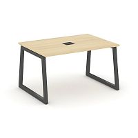 Style Project Стол переговорный SN-5T1.SPRG-003 Акация Лорка/Металл Антрацит/Заглушка Металл Антраци