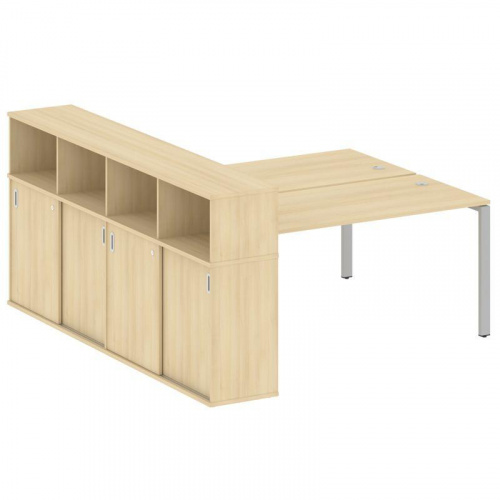 Бенч-система с шкафом-купе на П-обр. м/к Metal System БП.РС-СШК-4.4 фото 11 Бенч-система с шкафом-купе на П-обр. м/к Metal System БП.РС-СШК-4.4 фото 11