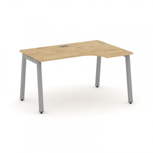 Style Project Стол рабочий эргоном. SN-5A.SPA-022(R) Дуб Наварра/Металл Антрацит 1580*800/980*750 фото 4 Style Project Стол рабочий эргоном. SN-5A.SPA-022(R) Дуб Наварра/Металл Антрацит 1580*800/980*750 фото 4