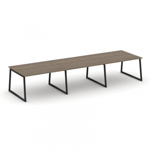 Style Project Стол переговорный SN-4T1.SPRG-053.3 Акация Лорка/Металл Антрацит 4410*1180*750 фото 9 Style Project Стол переговорный SN-4T1.SPRG-053.3 Акация Лорка/Металл Антрацит 4410*1180*750 фото 9