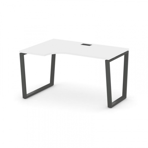 Style Project Стол рабочий эргоном. SN-6T2.SPA-022(L) Акация Лорка/Металл Антрацит/Заглушка Пластик фото 26