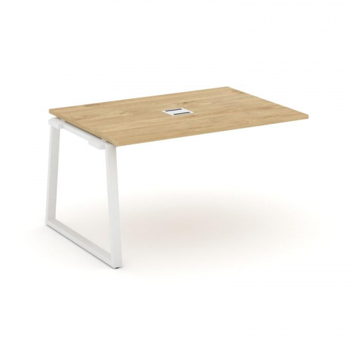 Style Project Проходной наб. элем. перег. стола SN-6T1.NSPRG-004 Акация Лорка/Металл Антрацит/Заглуш фото 3