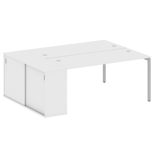 Бенч-система с шкафом-купе на П-обр. м/к Metal System Quattro 40БП.РС-СШК-1.4 фото 4 Бенч-система с шкафом-купе на П-обр. м/к Metal System Quattro 40БП.РС-СШК-1.4 фото 4