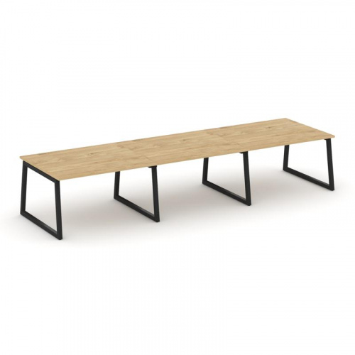 Style Project Стол переговорный SN-5T1.SPRG-054.3 Акация Лорка/Металл Антрацит 4740*1180*750 фото 2