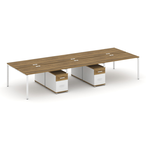 Бенч-система на 6 мест с 2 опорными тумбами Concept CN.DRS-347 фото 8