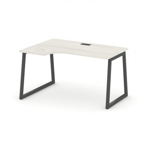 Style Project Стол рабочий эргоном. SN-4T1.SPA-001(L) Акация Лорка/Металл Антрацит/Заглушка Пластик фото 9 Style Project Стол рабочий эргоном. SN-4T1.SPA-001(L) Акация Лорка/Металл Антрацит/Заглушка Пластик фото 9