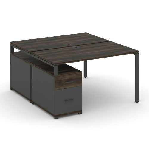 Бенч-система на 2 места с опорной тумбой Concept CN.DRS-308 фото 3 Бенч-система на 2 места с опорной тумбой Concept CN.DRS-308 фото 3