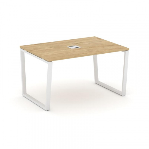 Style Project Стол переговорный SN-6T2.SPRG-003 Акация Лорка/Металл Антрацит/Заглушка Металл Антраци фото 3