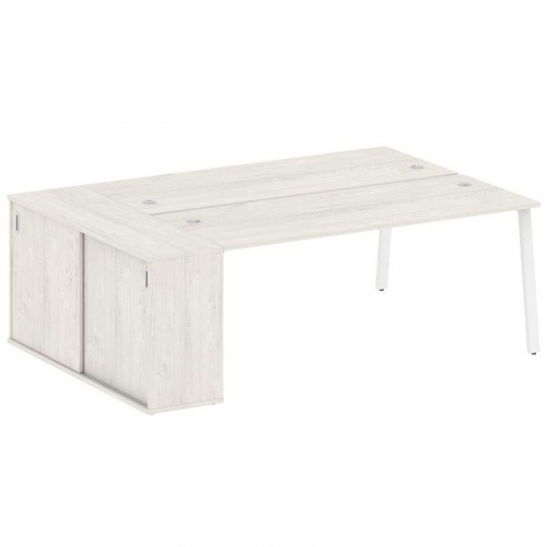 Бенч-система с шкафом-купе на А-обр. м/к Metal System БА.РС-СШК-1.5 фото 2