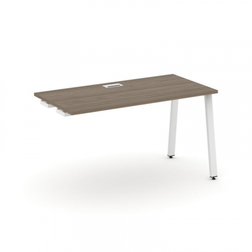 Style Project Стол-приставка к опор. элем. SN-6A.OPRS-014 Дуб Табак/Металл Белый 1580*700*750 фото 25