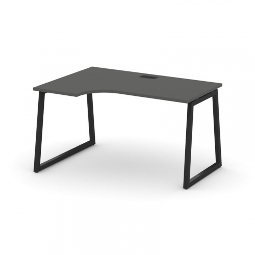 Style Project Стол рабочий эргоном. SN-4T1.SPA-001(L) Акация Лорка/Металл Антрацит/Заглушка Пластик фото 6 Style Project Стол рабочий эргоном. SN-4T1.SPA-001(L) Акация Лорка/Металл Антрацит/Заглушка Пластик фото 6