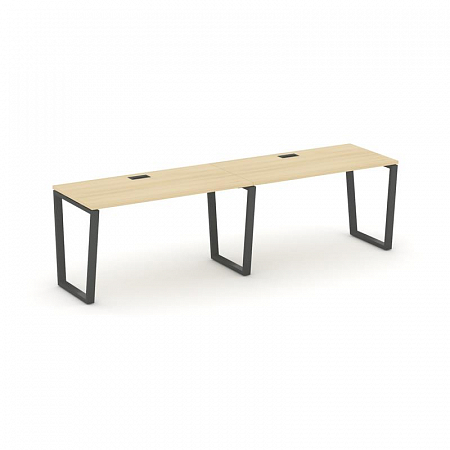 Style Project Рабочая станция 1 сторон. SN-6T2.ORS-023 Акация Лорка/Металл Антрацит/Заглушка Пластик