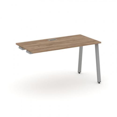 Style Project Стол-приставка к опор. элем. SN-6A.OPRS-014 Дуб Табак/Металл Белый 1580*700*750 фото 7