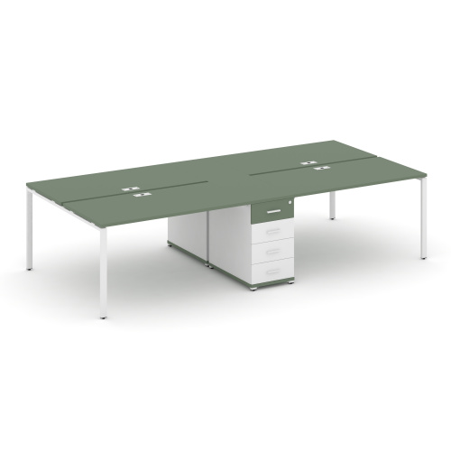 Бенч-система на 4 места с 1 опорной тумбой Concept CN.DRS-417 фото 5