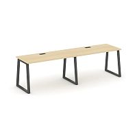 Style Project Рабочая станция 1 сторон. SN-6T1.ORS-023 Акация Лорка/Металл Антрацит/Заглушка Пластик