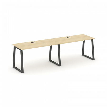 Style Project Рабочая станция 1 сторон. SN-6T1.ORS-023 Акация Лорка/Металл Антрацит/Заглушка Пластик