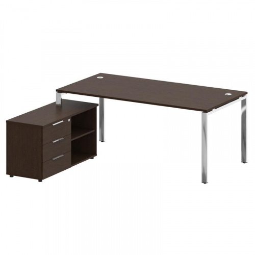 Стол руководителя с тумбой Metal System Direct БГ.СРТ-5.9 (L) фото 2 Стол руководителя с тумбой Metal System Direct БГ.СРТ-5.9 (L) фото 2