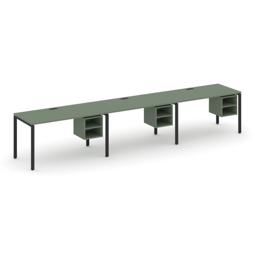 Бенч-система на 3 места с подвесными тумбами Concept CN.ORS-126