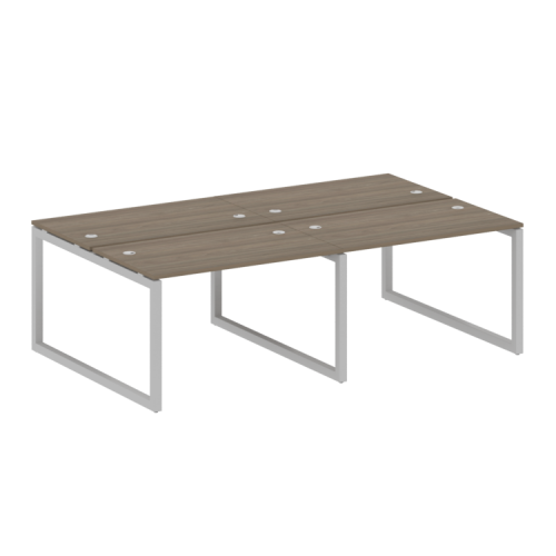 Бенч-система на 4 места на О-обр. м/к Metal System Quattro 50БО.СМ-4.2 