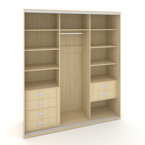 Корпус 3-х секционного шкафа высокого L=1919мм Maris SH.K3-3.1 K7