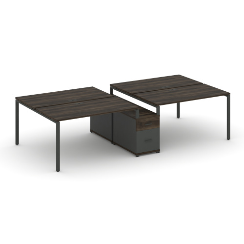 Бенч-система на 4 места с опорной тумбой Concept CN.DRS-315 фото 3 Бенч-система на 4 места с опорной тумбой Concept CN.DRS-315 фото 3