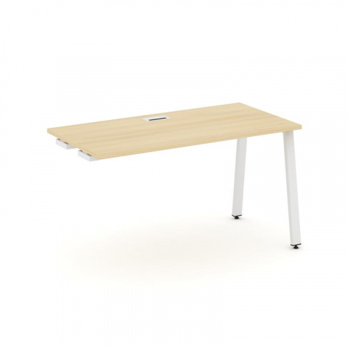 Style Project Стол-приставка к опор. элем. SN-6A.OPRS-014 Дуб Табак/Металл Белый 1580*700*750 фото 23