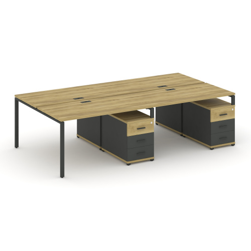 Бенч-система на 4 места с 2 опорными тумбами Concept CN.DRS-318 фото 4 Бенч-система на 4 места с 2 опорными тумбами Concept CN.DRS-318 фото 4