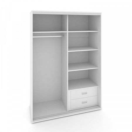 Корпус 2-х секционного шкафа низкого L=1300мм Maris SH.K2-3.2 K1