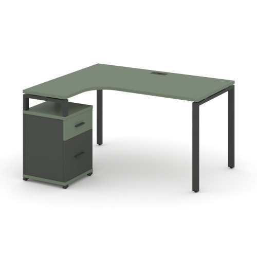 Стол эргономичный с опорной тумбой Concept CN.SA-306(L) Стол эргономичный с опорной тумбой Concept CN.SA-306(L)