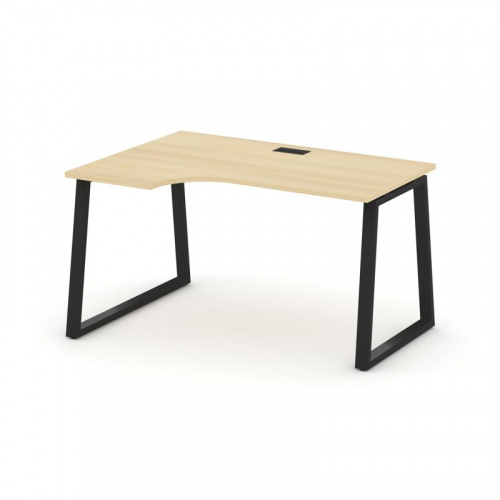 Style Project Стол рабочий эргоном. SN-6T1.SPA-001(L) Акация Лорка/Металл Антрацит/Заглушка Пластик фото 9 Style Project Стол рабочий эргоном. SN-6T1.SPA-001(L) Акация Лорка/Металл Антрацит/Заглушка Пластик фото 9