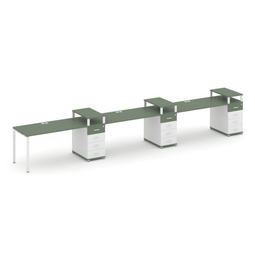 Бенч-система на 3 места с 3 опорными тумбами Concept CN.ORS-459 фото 5