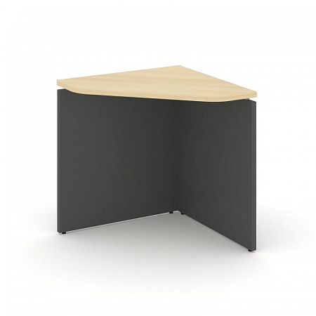 Style Project Угловой элемент стола SN-D.USP-001 Акация Лорка/Антрацит/Металл Антрацит 600*600*750