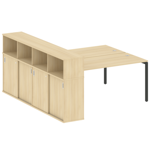 Бенч-система с шкафом-купе на П-обр. м/к Metal System Quattro 40БП.РС-СШК-4.4 фото 15 Бенч-система с шкафом-купе на П-обр. м/к Metal System Quattro 40БП.РС-СШК-4.4 фото 15