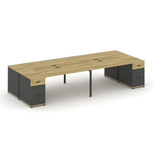 Бенч-система на 4 места с 2 опорными тумбами Concept CN.DRS-430 фото 4 Бенч-система на 4 места с 2 опорными тумбами Concept CN.DRS-430 фото 4