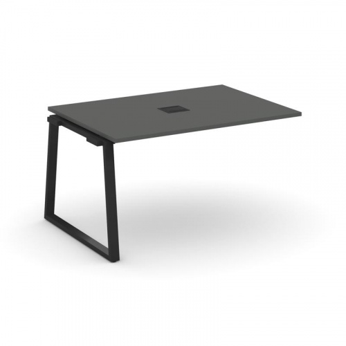 Style Project Проходной наб. элем. перег. стола SN-6T1.NSPRG-004 Акация Лорка/Металл Антрацит/Заглуш фото 4