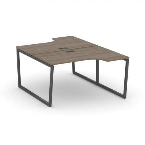 Style Project Рабочая станция эргоном. SN-4T2.DRPA-021 Акация Лорка/Металл Антрацит/Заглушка Пластик фото 25