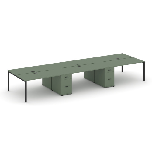 Бенч-система на 6 мест с 2 опорными тумбами Concept CN.DRS-454 Бенч-система на 6 мест с 2 опорными тумбами Concept CN.DRS-454