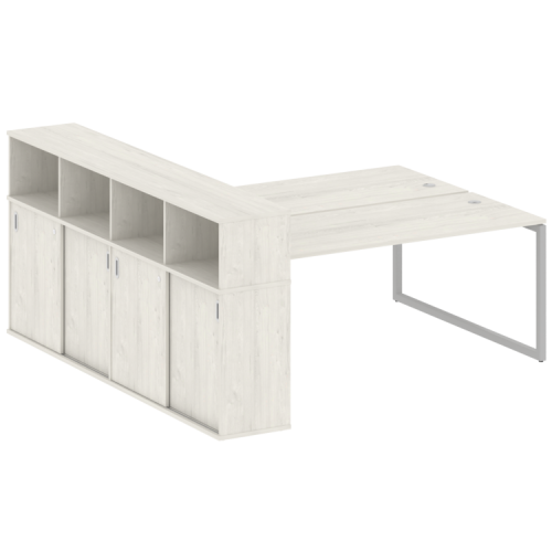 Бенч-система с шкафом-купе на О-обр. м/к Metal System Quattro 40БО.РС-СШК-4.5 фото 9