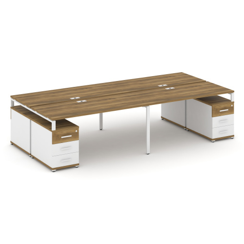 Бенч-система на 4 места с 2 опорными тумбами Concept CN.DRS-328 фото 8 Бенч-система на 4 места с 2 опорными тумбами Concept CN.DRS-328 фото 8