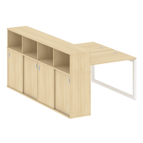 Бенч-система с шкафом-купе на О-обр. м/к Metal System Quattro 50БО.РС-СШК-4.2 фото 15