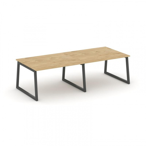 Style Project Стол переговорный SN-5T1.SPRG-043.3 Акация Лорка/Металл Антрацит 2760*1180*750 фото 8