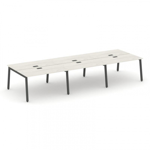 Style Project Рабочая станция 2-х сторон. SN-5A.DRS-082 Антрацит/Металл Антрацит 3540*1632*750 фото 24