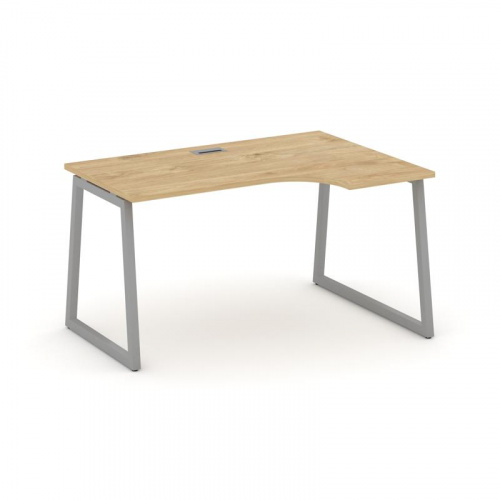 Style Project Стол рабочий эргоном. SN-4T1.SPA-001(R) Акация Лорка/Металл Антрацит/Заглушка Пластик фото 2 Style Project Стол рабочий эргоном. SN-4T1.SPA-001(R) Акация Лорка/Металл Антрацит/Заглушка Пластик фото 2