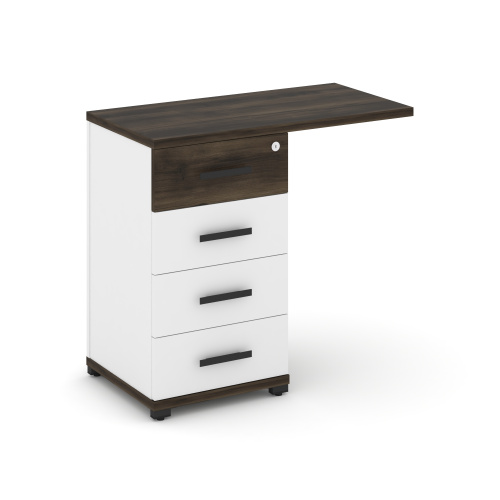 Тумба приставная с 4 ящикам Concept CN.TUS-001 W фото 9 Тумба приставная с 4 ящикам Concept CN.TUS-001 W фото 9