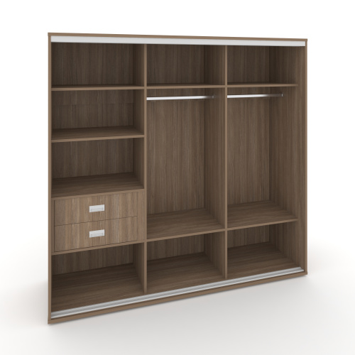 Корпус 3-х секционного шкафа низкого L=2519мм Maris SH.K3-7.2 K6 фото 2