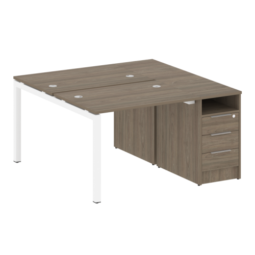 Бенч-система с тумбой на П-обр. м/к Metal System Quattro 50БП.РС-СТП-2.1 фото 2 Бенч-система с тумбой на П-обр. м/к Metal System Quattro 50БП.РС-СТП-2.1 фото 2