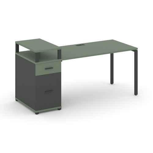 Стол офисный с опорной тумбой Concept CN.SP-416 фото 2