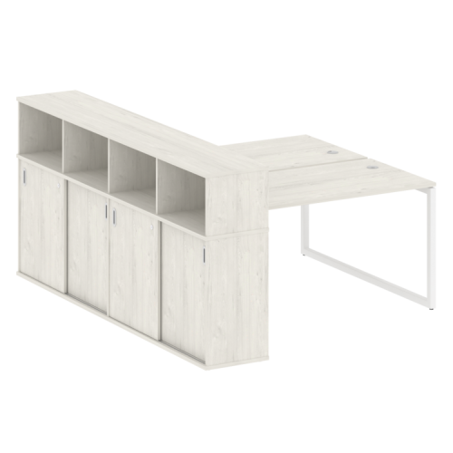 Бенч-система с шкафом-купе на О-обр. м/к Metal System Quattro 40БО.РС-СШК-4.3 фото 4