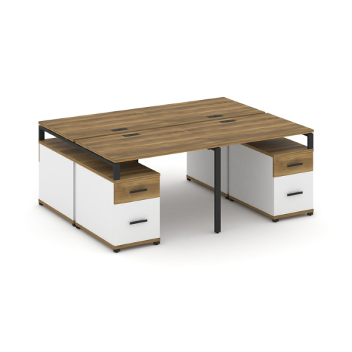 Бенч-система на 4 места с 2 опорными тумбами Concept CN.DRS-329 фото 7 Бенч-система на 4 места с 2 опорными тумбами Concept CN.DRS-329 фото 7